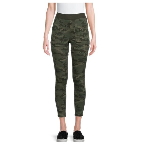 Nwt No Boundaries Camo Juniors' Mid Rise Rib Waistband Jeggings - Picture 6 of 10